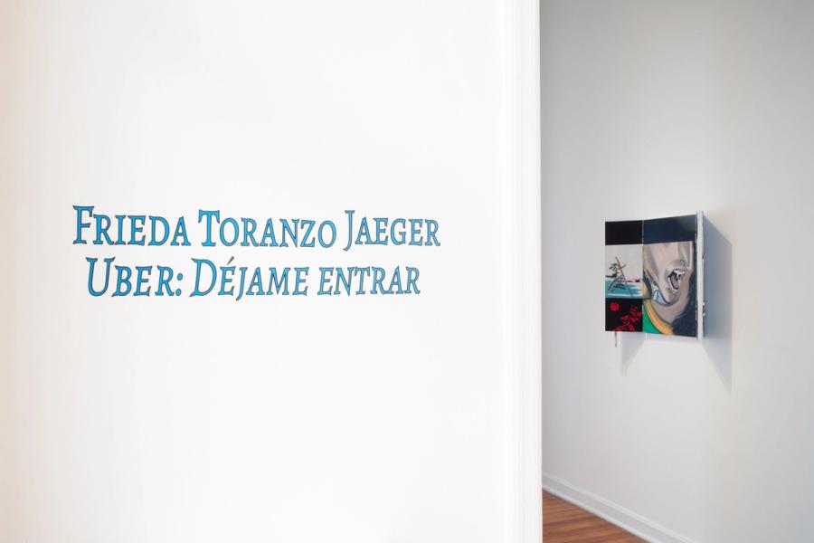 Featured Image (Installation View) of exhibtion: Uber: Déjame entrar