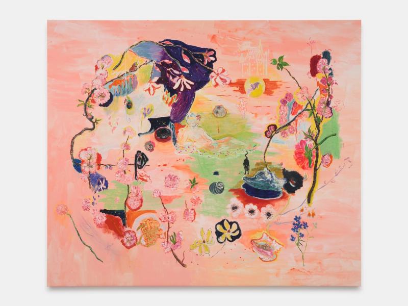 Installation view of displayed artwork titled The Adolescent Ocean