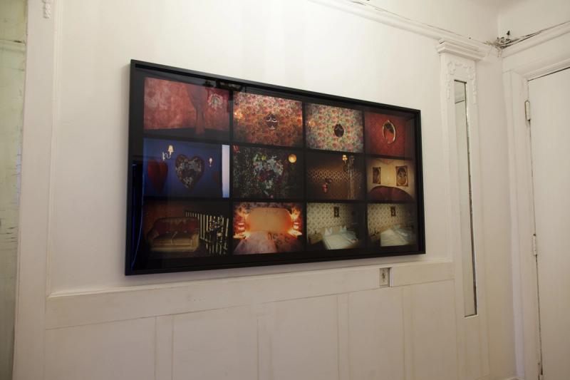 Installation view of displayed artwork titled Empty rooms, Berlin / Hamburg