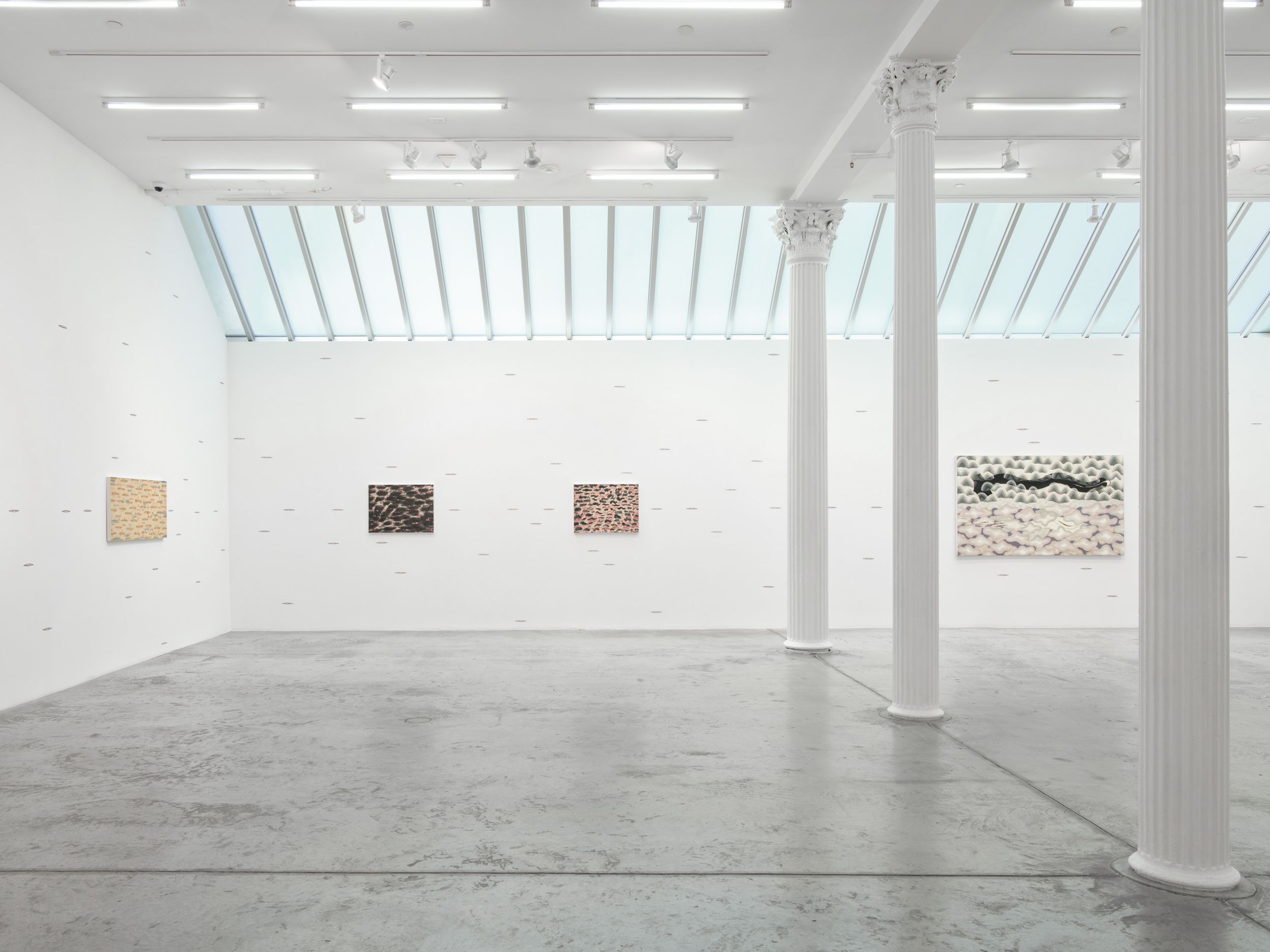 Installation view of When sky merges with Earth