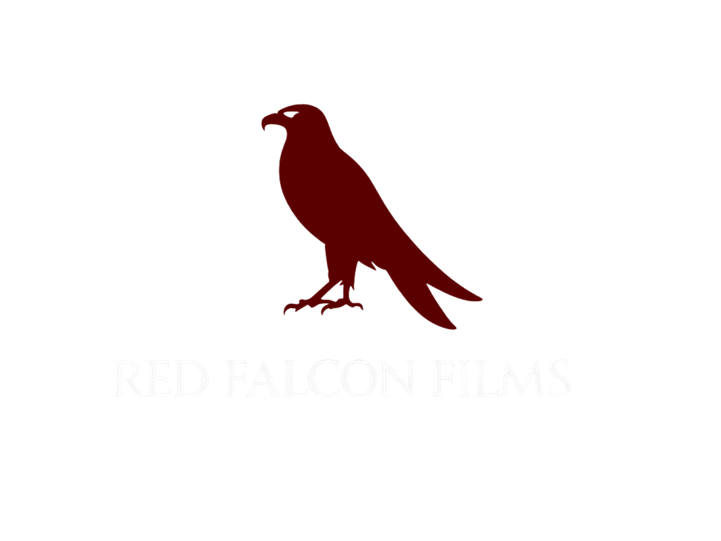 Red Falcon Films logo featuring a red falcon silhouette on a white background.