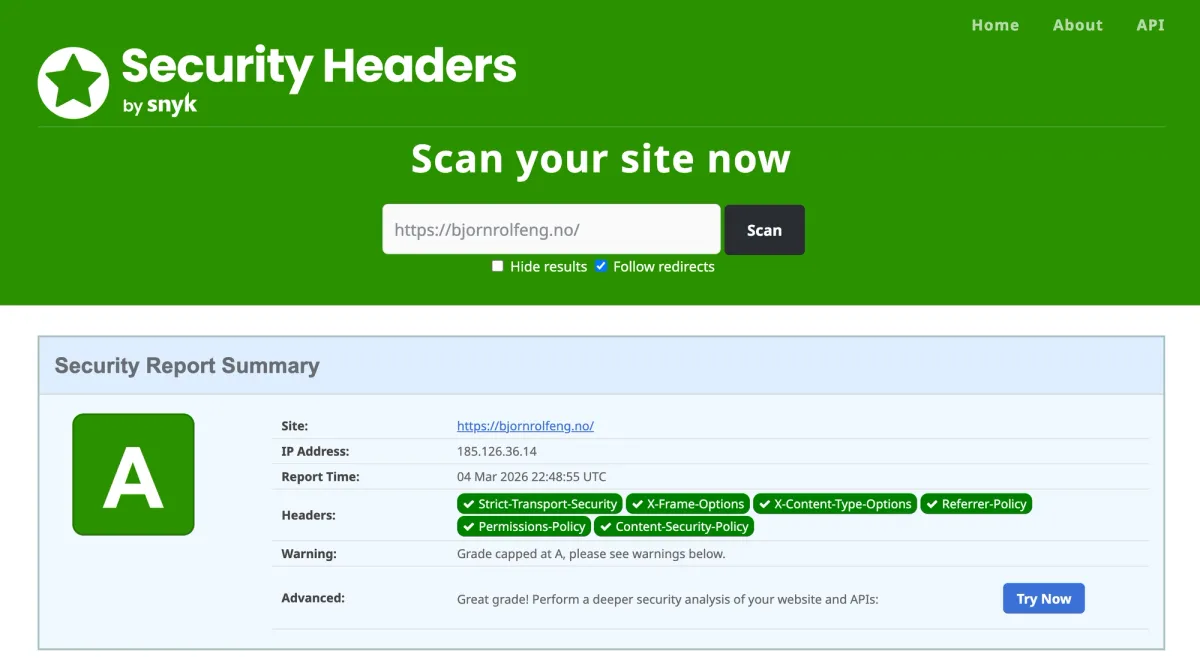 Security Headers