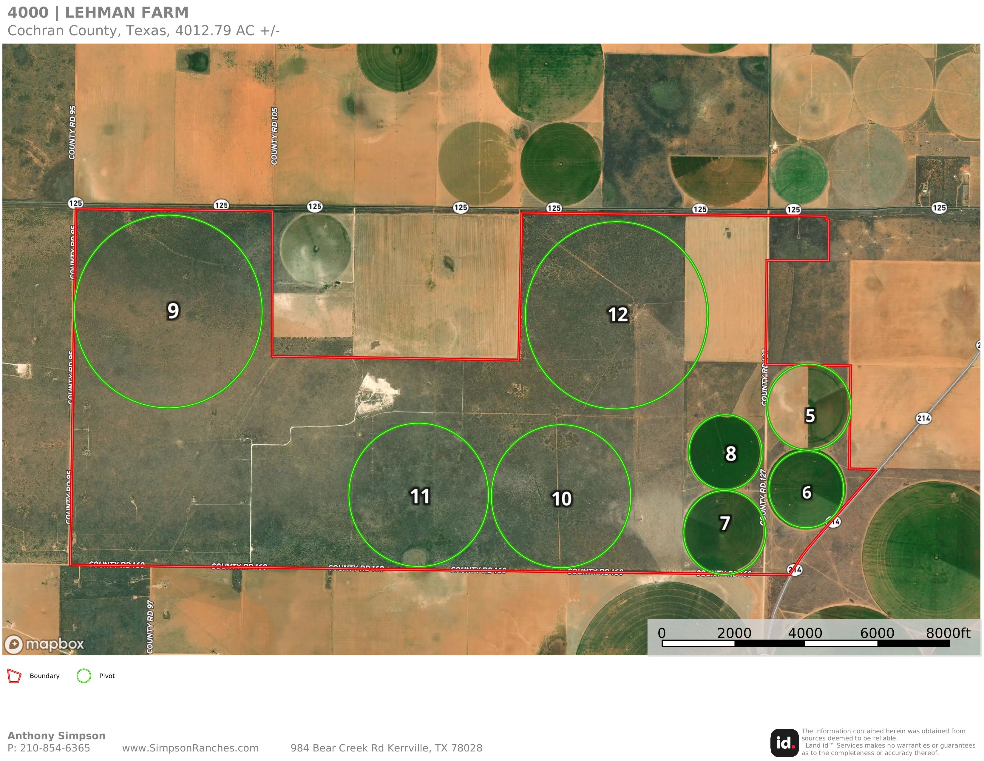 The Lehman Farm For Sale in Cochran County, Texas | Simpson Ranches & Land