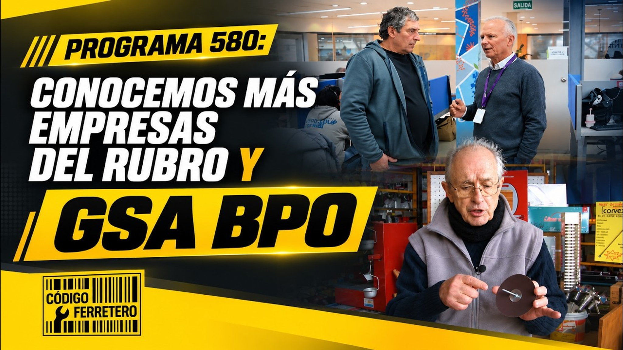 Programa 580 de Código Ferretero visitando la empresa marplatense GSA BPO