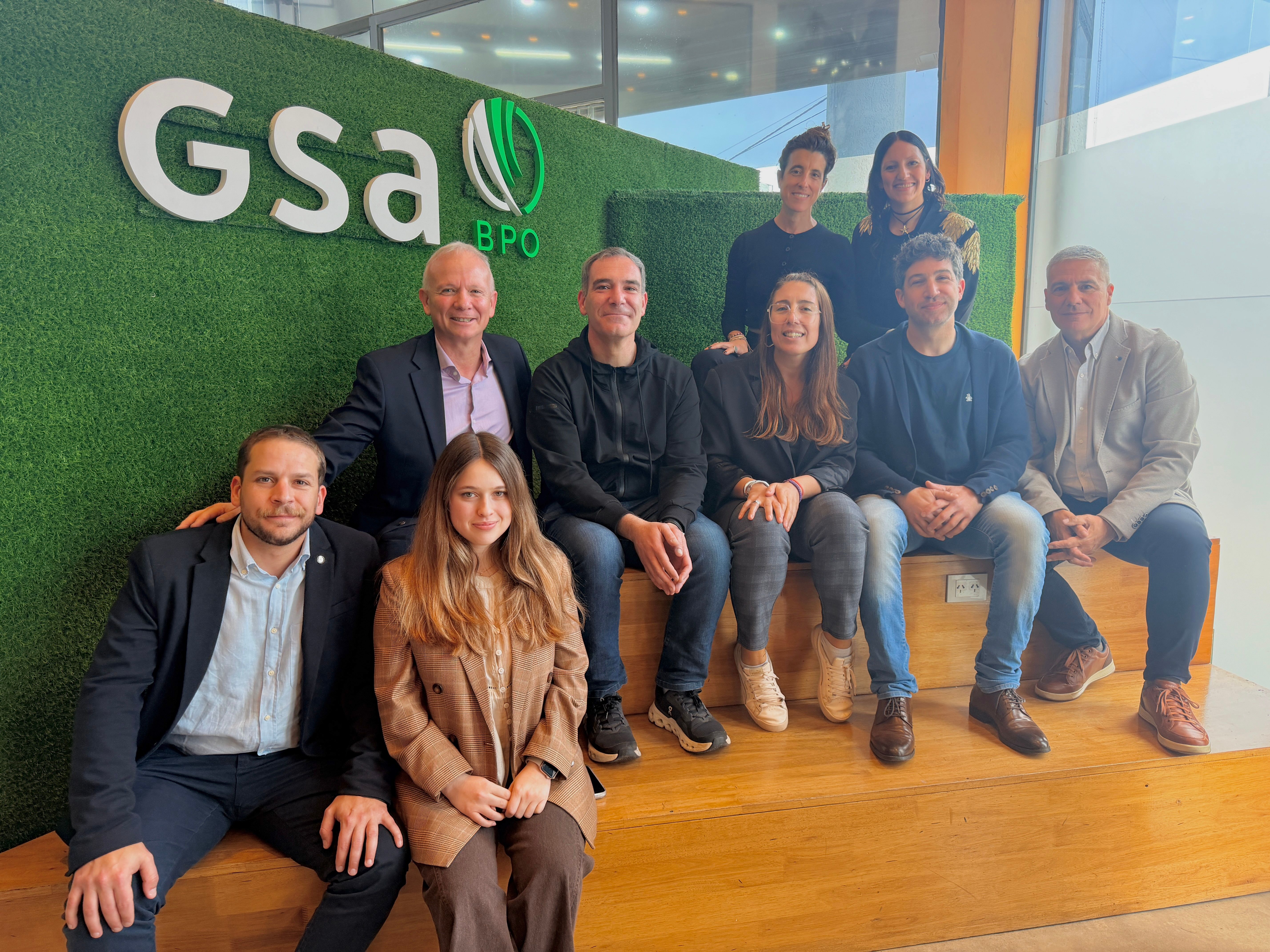 Agustín Neme visitó GSA BPO y destacó el empleo que genera la firma en la ciudad