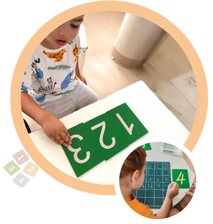 карти с изобразени числа