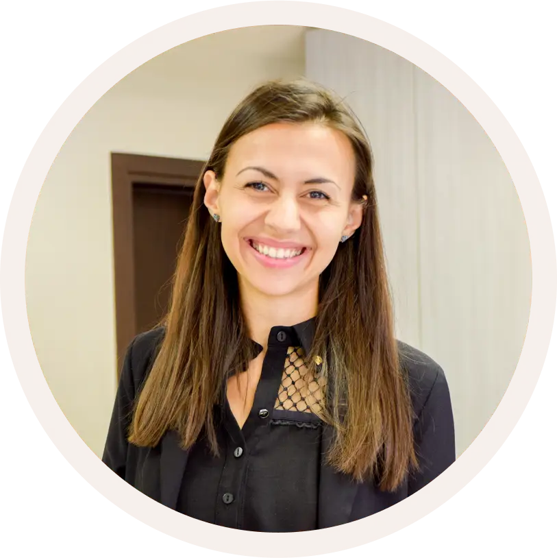 Мила Томова-Прусийска - Основател на Монтесори частна детска школа за деца от 2 до 7 г.