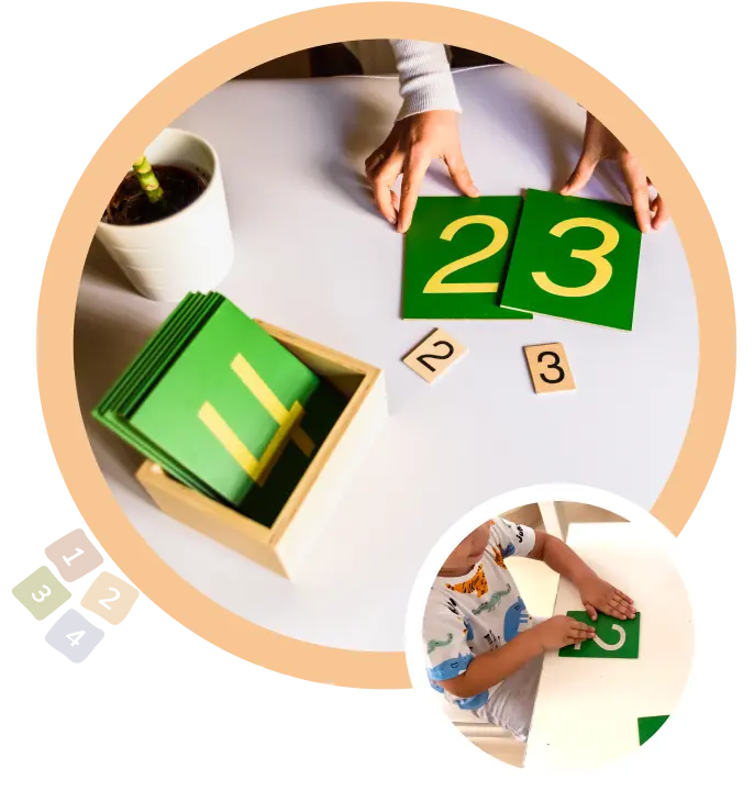 карти с изобразени числа