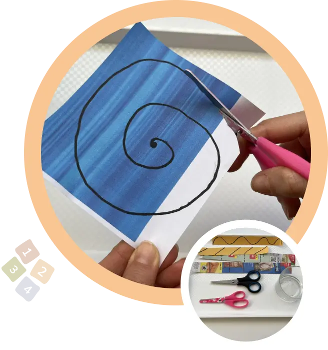 рязане с ножица