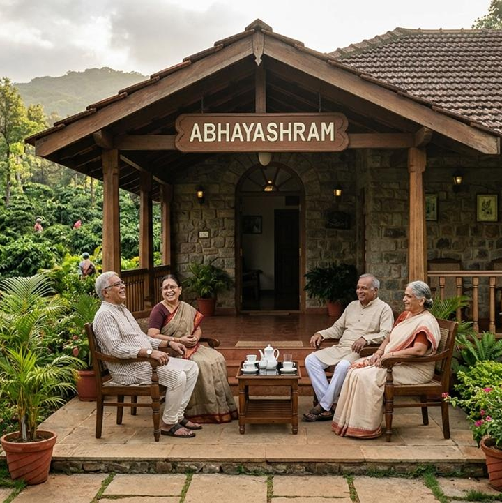Residents of Abhayashram
