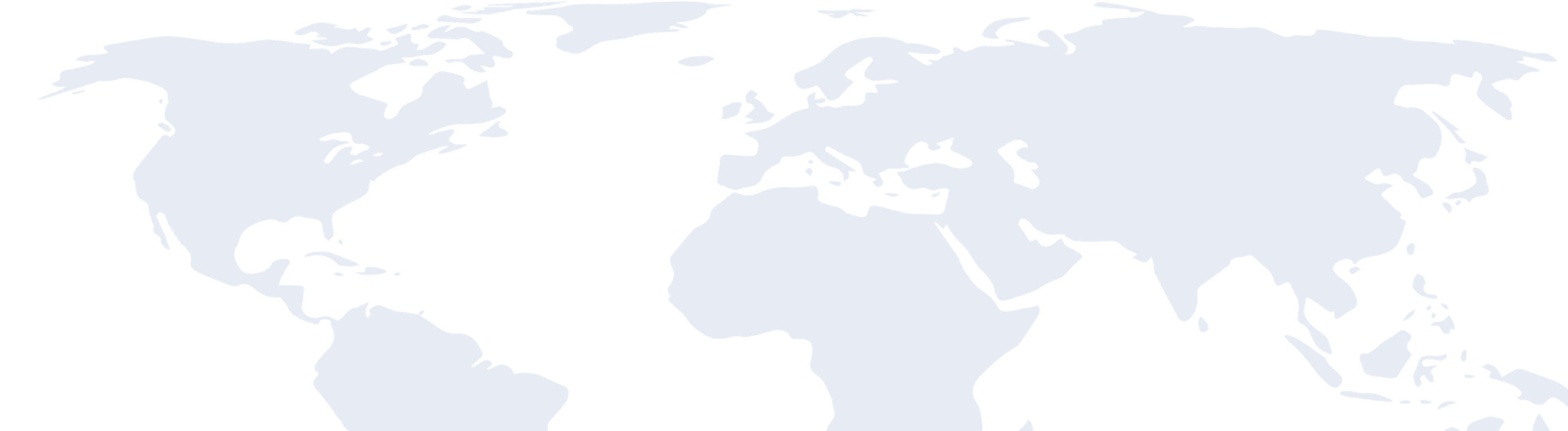 Light grey world map.