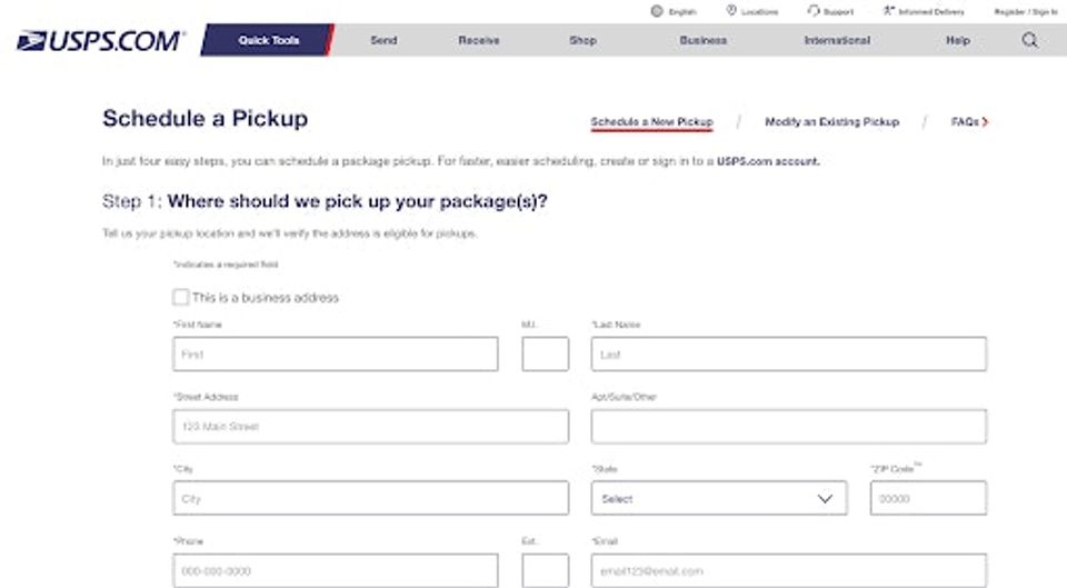 request-usps-package-pickup