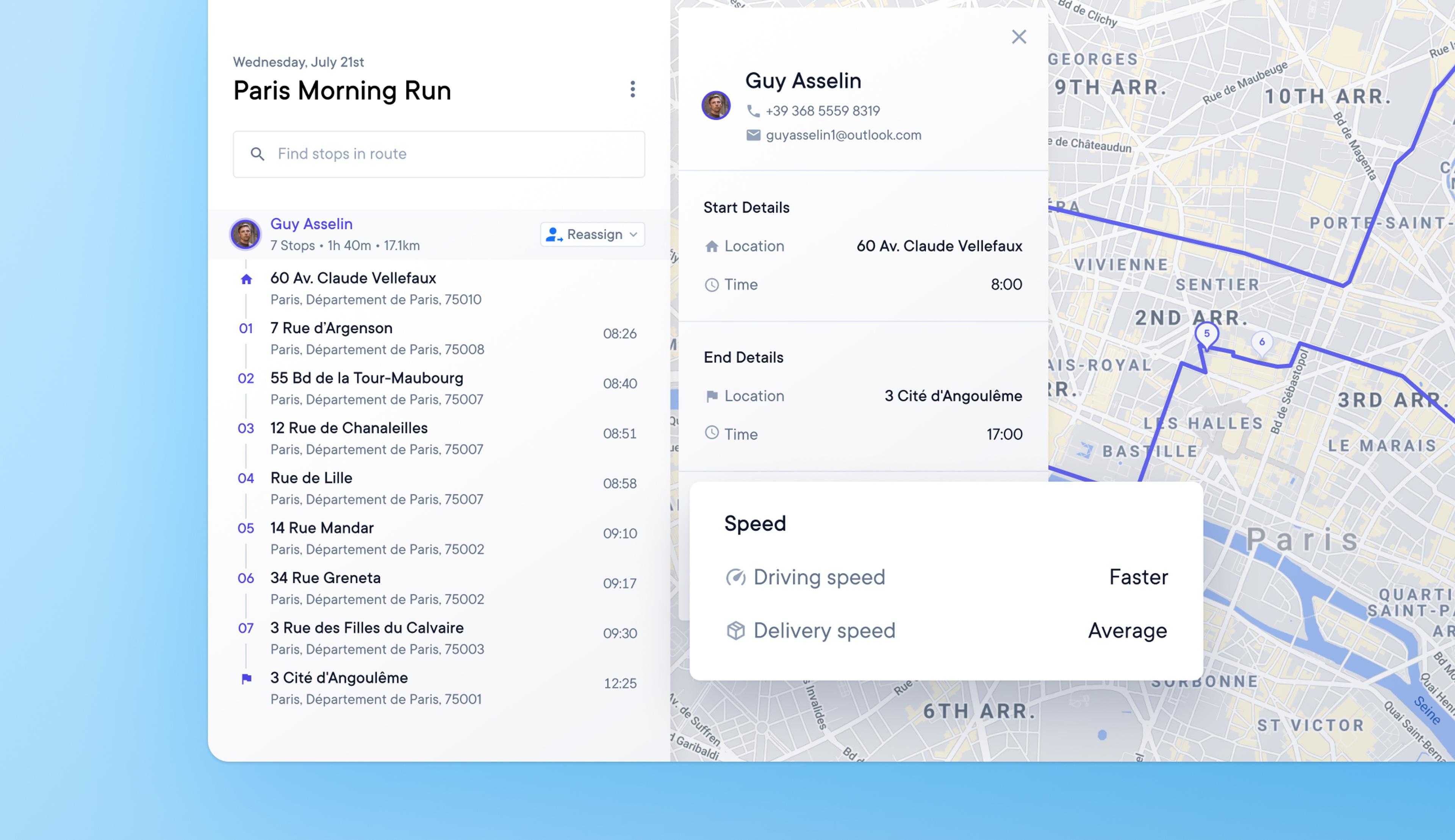 Specify how fast or slow a driver is compared to other drivers