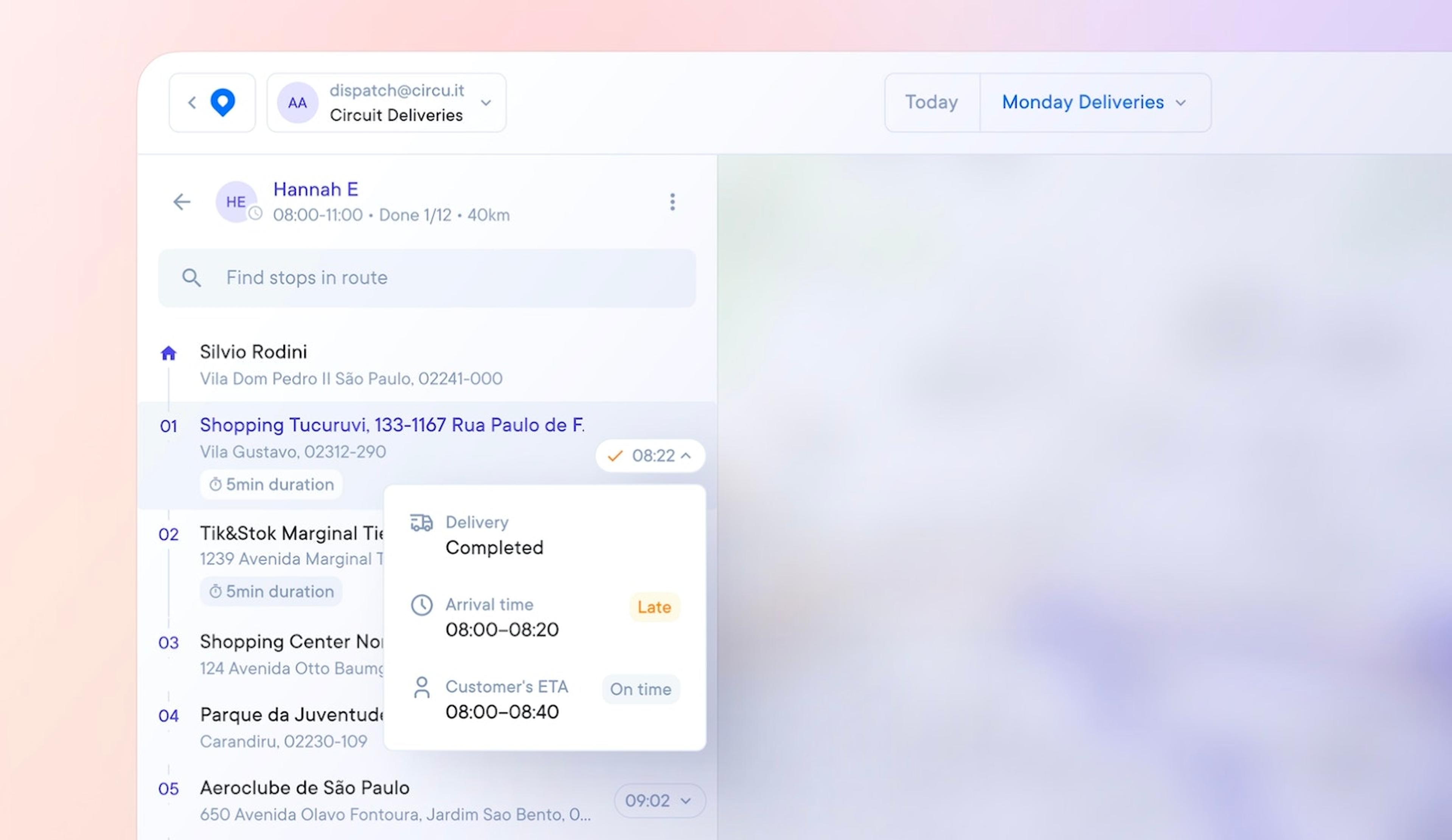 Spoke Dispatch destinations