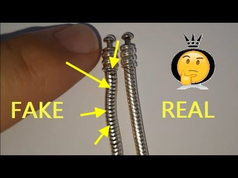 Pandora bracelet real vs fake. How to spot counterfeit Pandora bracelet and necklaces