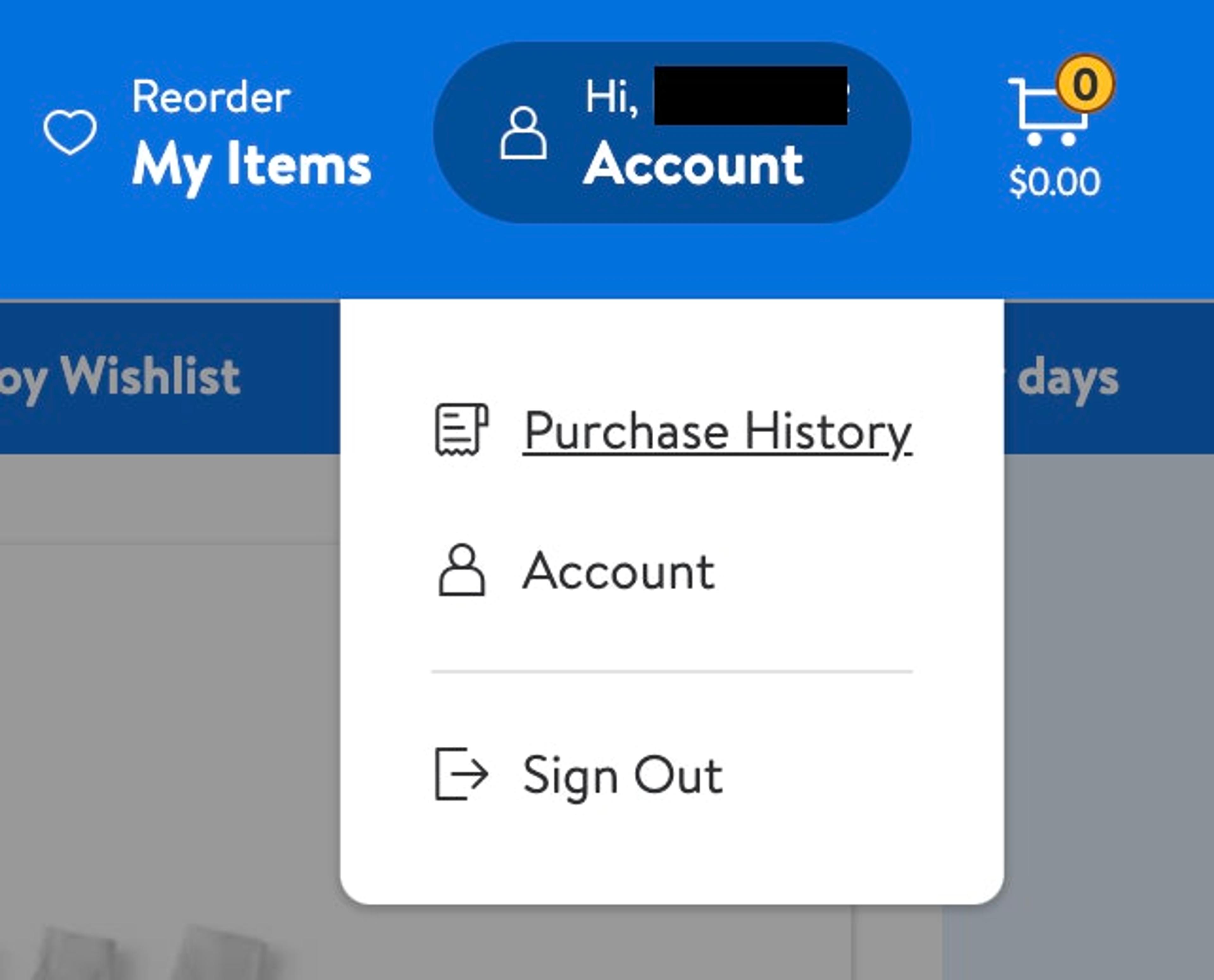 walmart cancellation step 2
