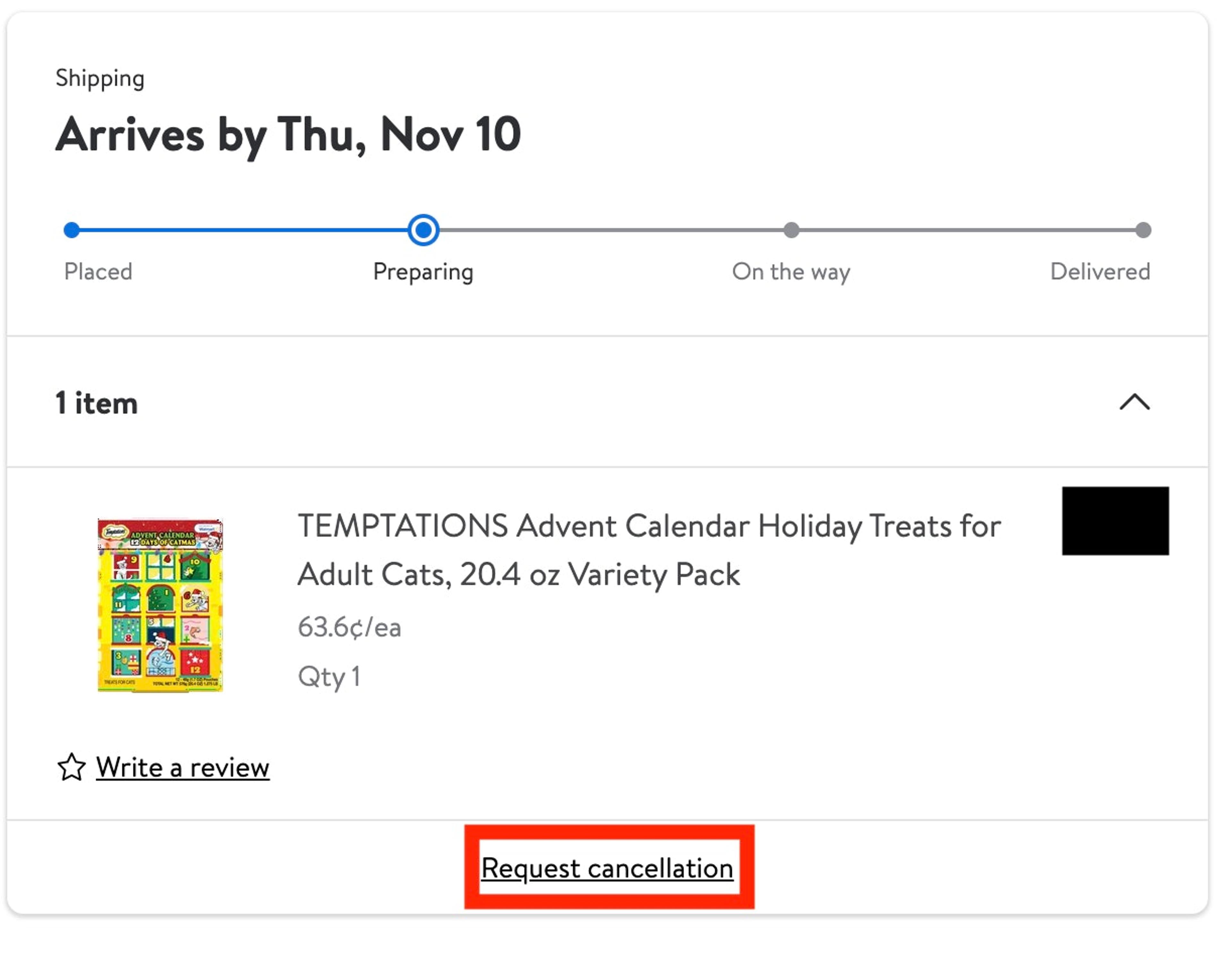 walmart cancellation step 4