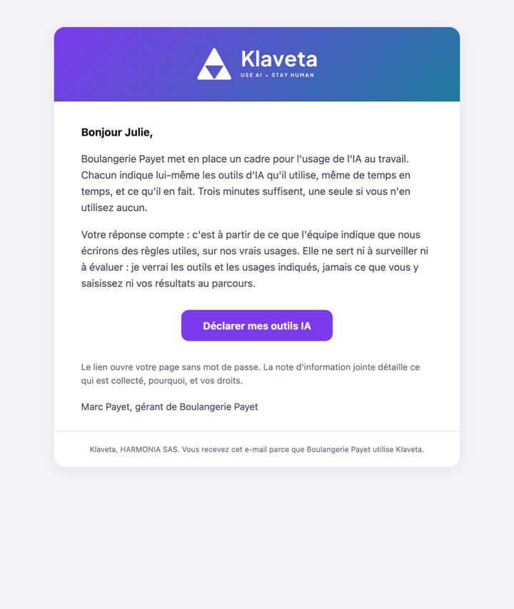 Ce que reçoit chaque salarié