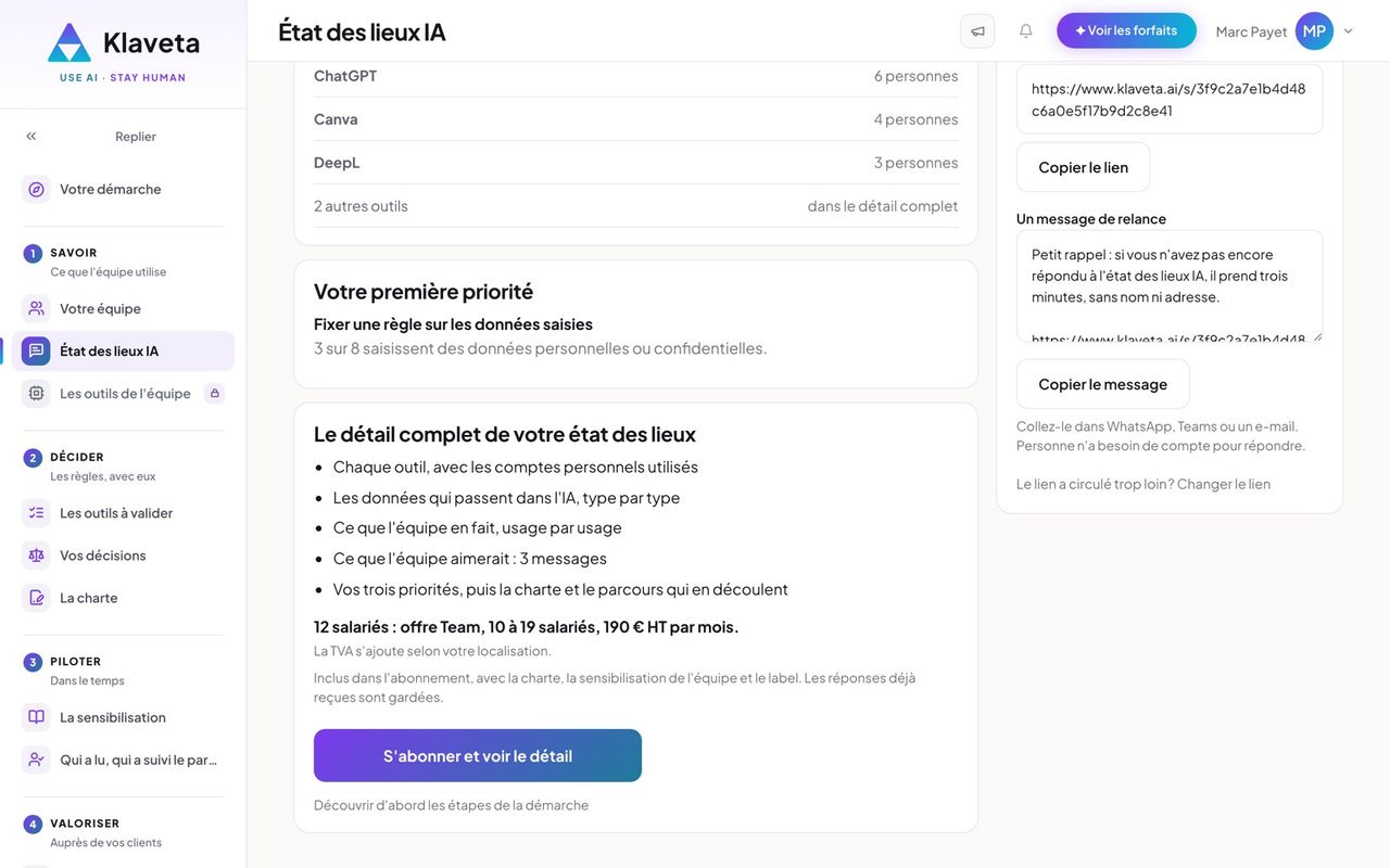 Le détail complet