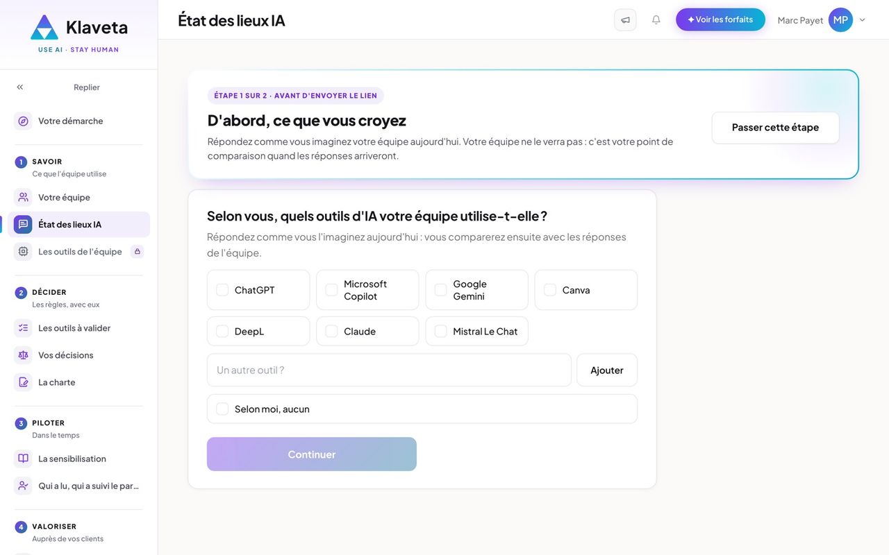 D'abord, ce que vous croyez