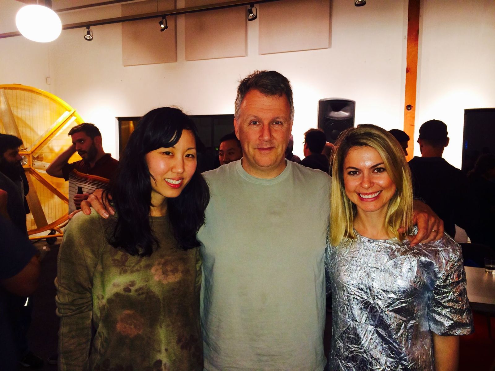 Emmie Chang with Paul Graham during the YC era