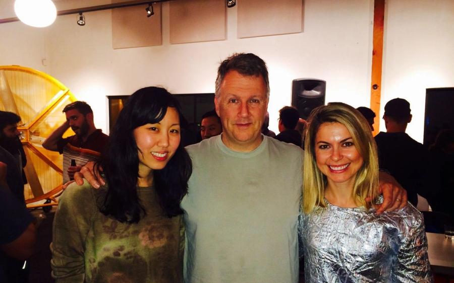 Emmie Chang with Paul Graham during the YC era