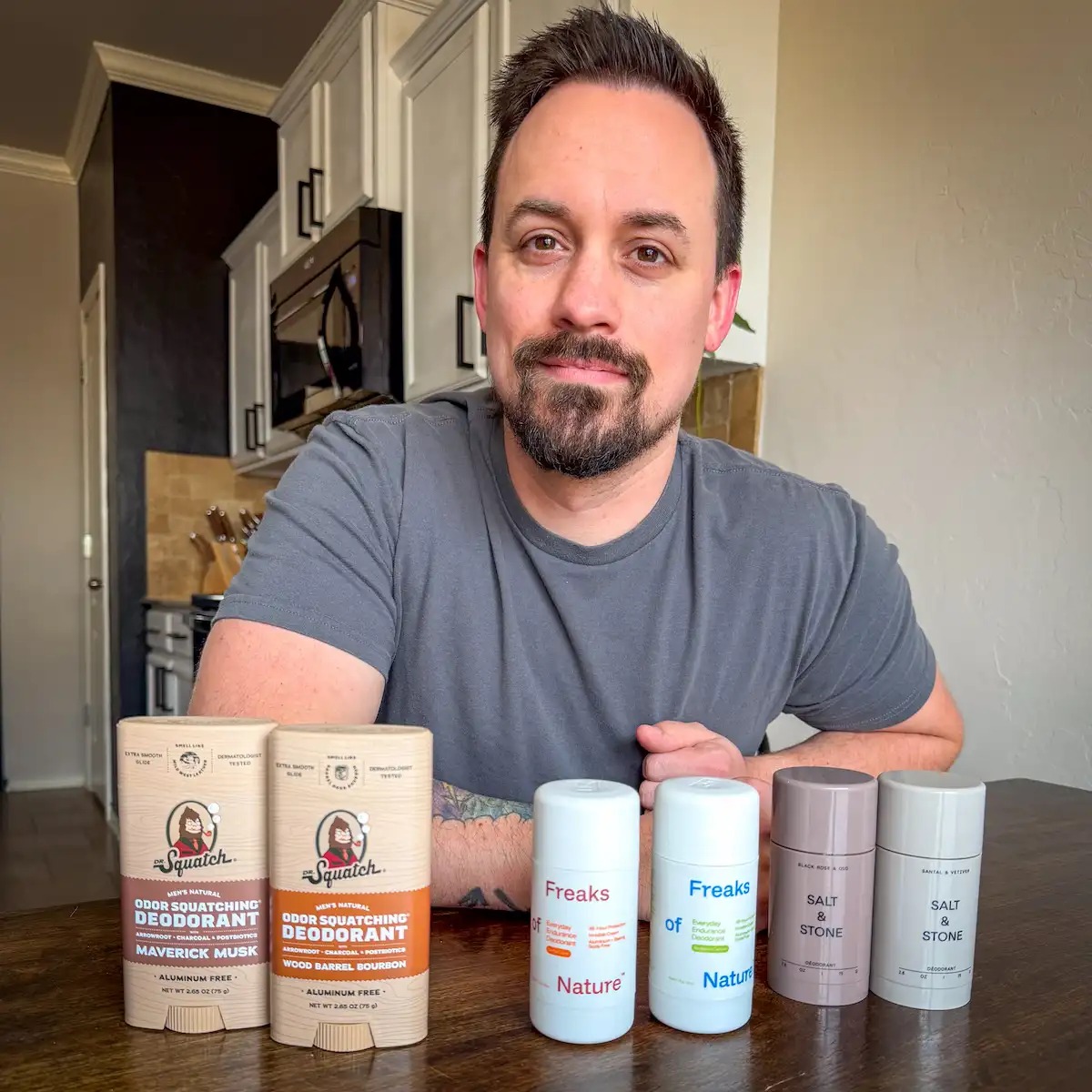 Natural Deodorant Face-Off: We Put Dr. Squatch, Salt & Stone, and Freaks of Nature to the Ultimate Test