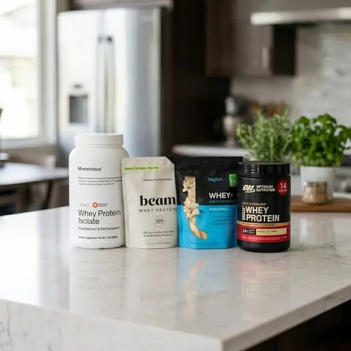 Best Protein Powders for Men, 2026: We Tested Optimum Nutrition, Legion, Beam, and Momentous and Found a Clear Winner