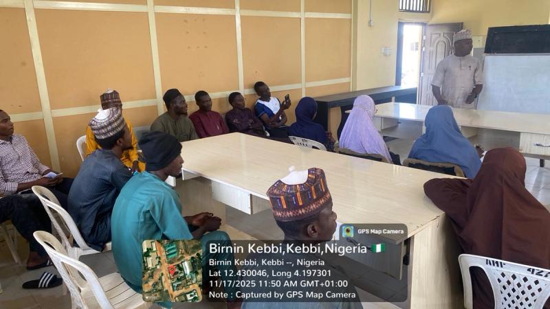 Hospitality Class going on at the Foundation