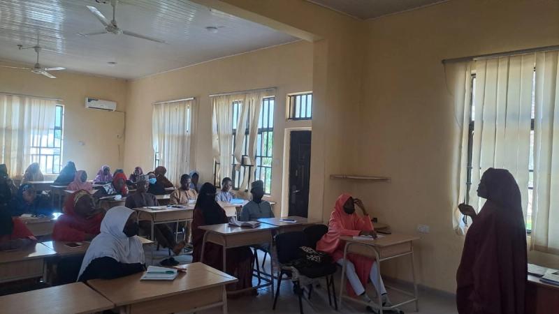 Trainees and Facilitator during the training