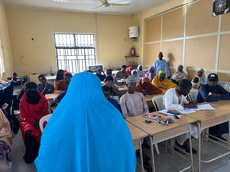 Cross section of Hospitality Trainees in the Catering Hall