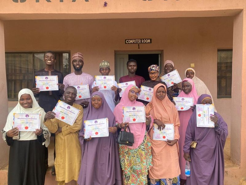 Group Picture of Computer Appreciation Graduates