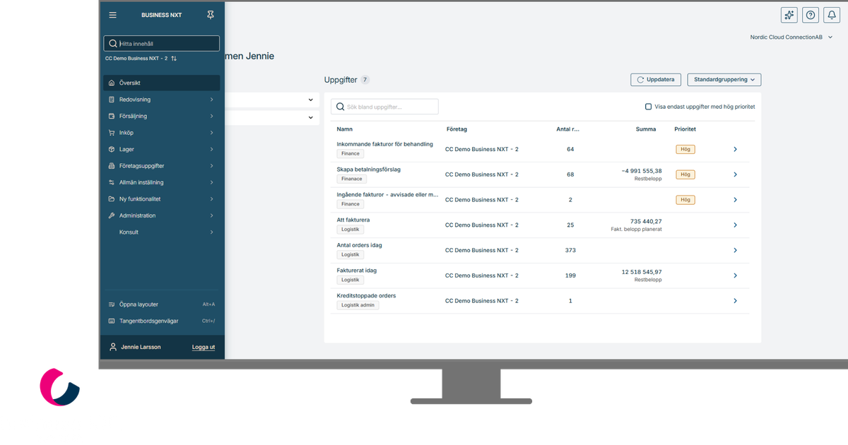Business NXT – Affärssystem | Cloud Connection | Cloud Connection