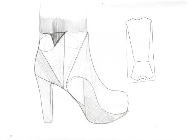AW11 LEATHER PRINTED SHOES