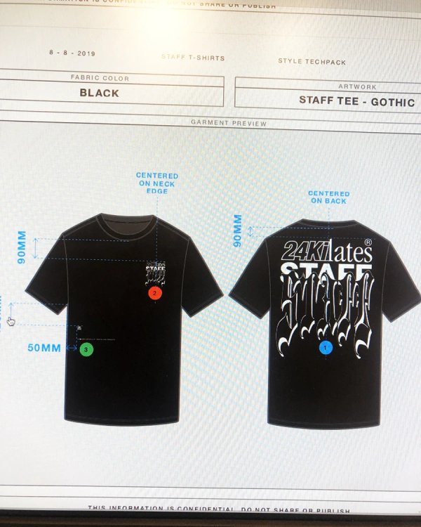 STAFF TEES DEVELOPMENT