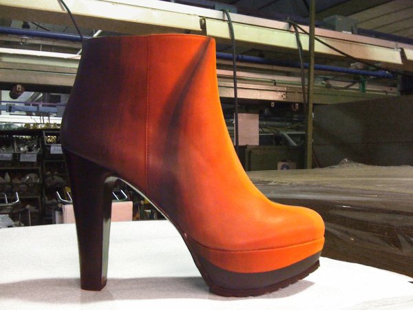 AW11 LEATHER PRINTED SHOES