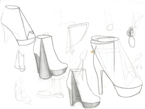 AW11 LEATHER PRINTED SHOES