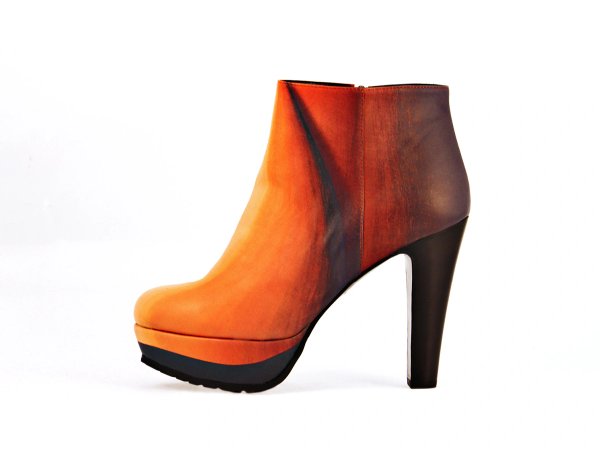 AW11 LEATHER PRINTED SHOES