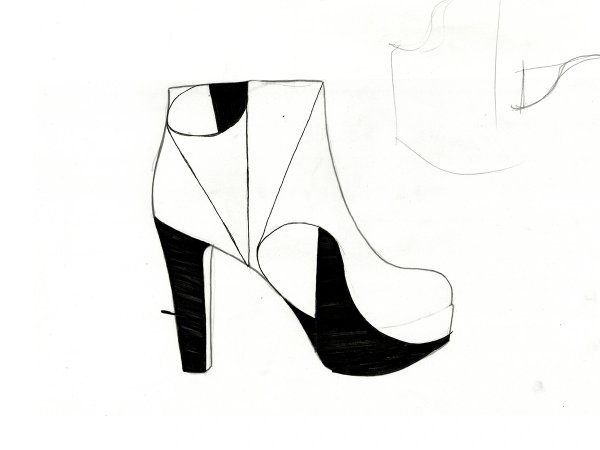 AW11 LEATHER PRINTED SHOES