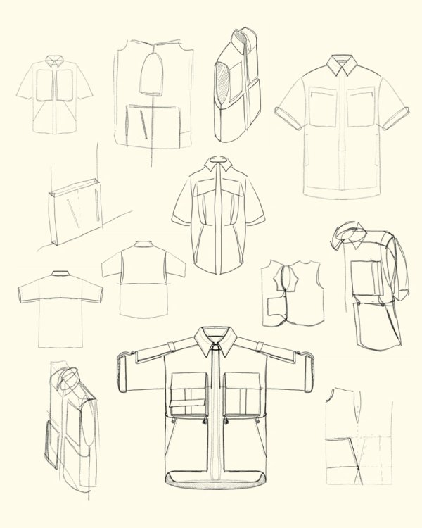 AW18 11BYBBS FISHING SHIRT DEVELOPMENT
