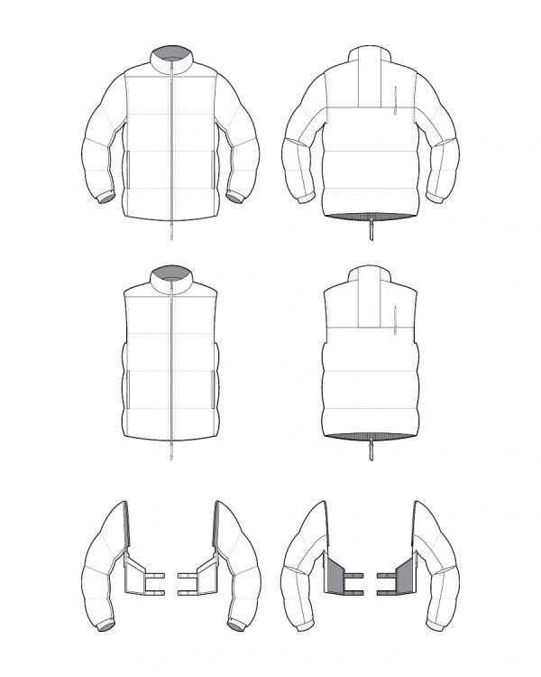 AW18 11BYBBS PADDED JACKET DEVELOPMENT