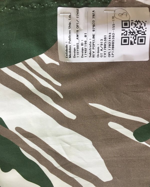 AW18 11BYBBS CAMOUFLAGE DEVELOPMENT