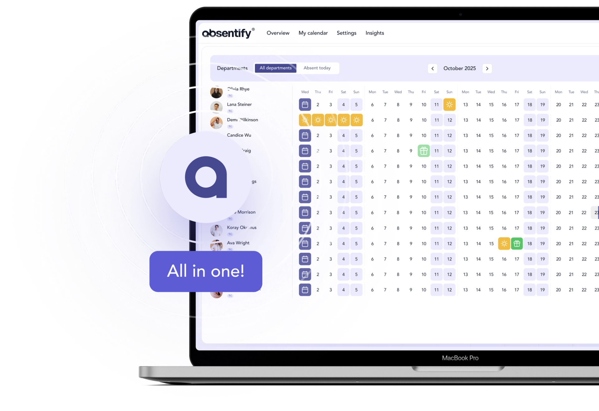 Absence management software for Microsoft Teams
