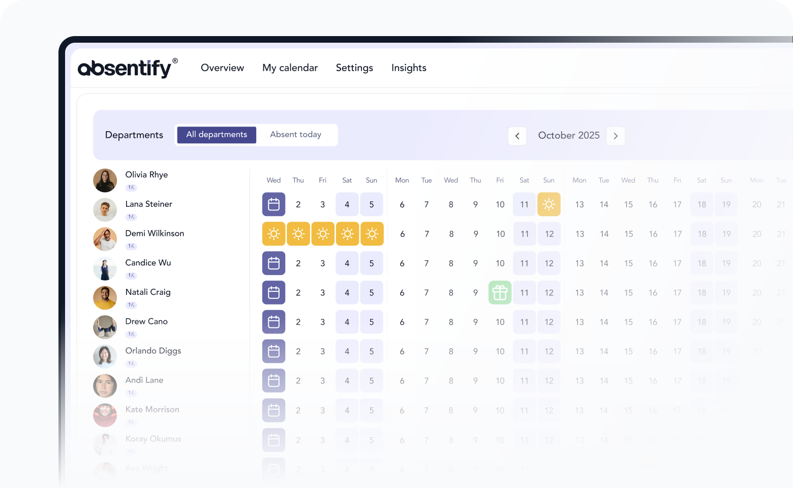 Absence management software for Microsoft Teams
