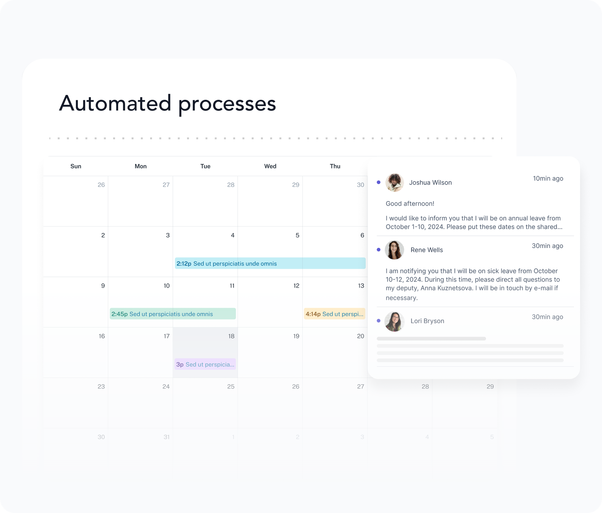 Fully Automated Leave Management