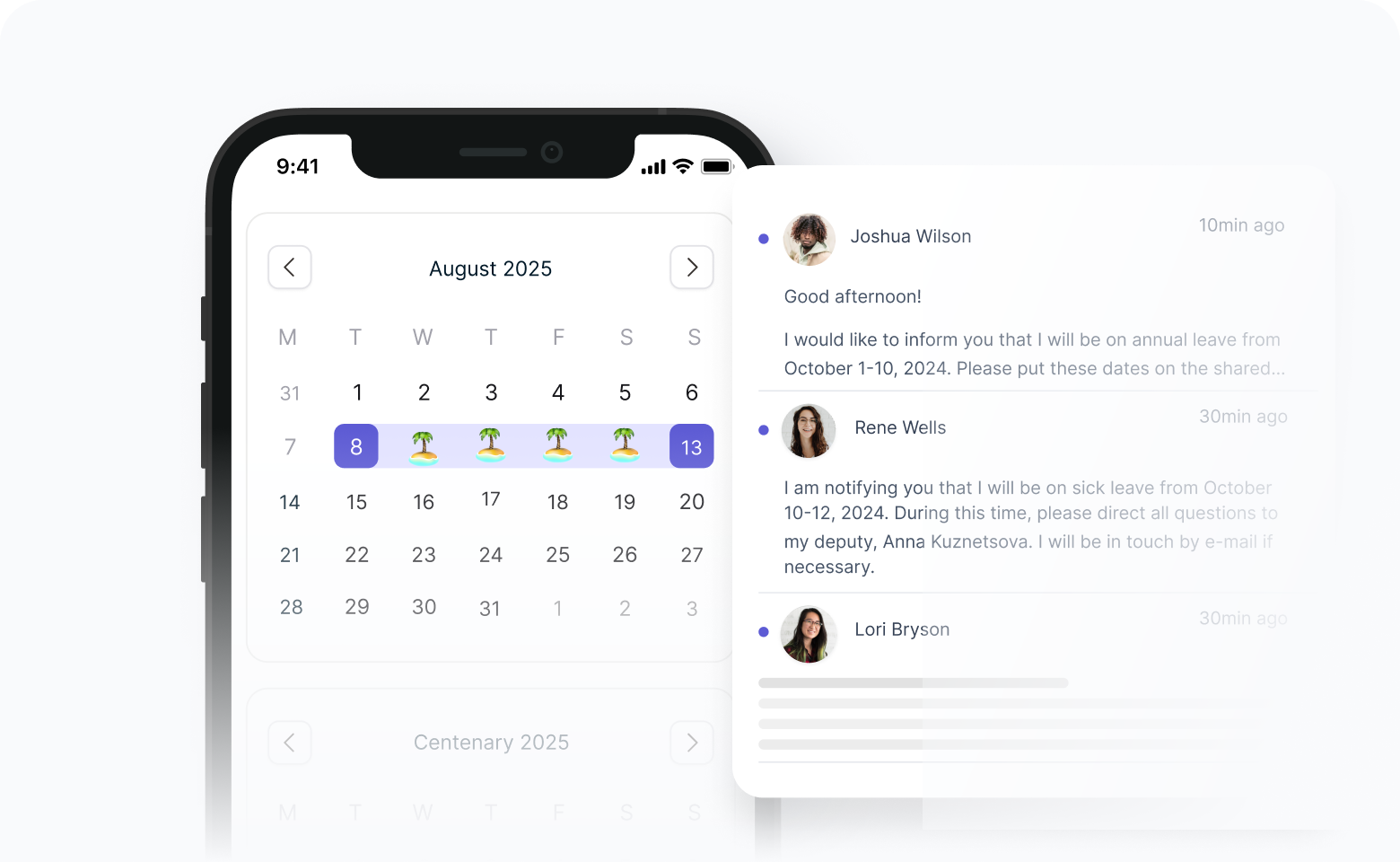Absence management software for Microsoft Teams