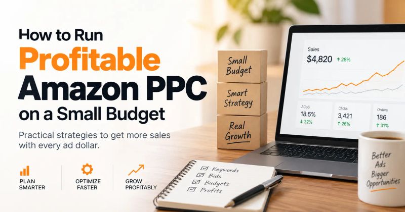 Amazon PPC strategy for running profitable advertising on a small budget