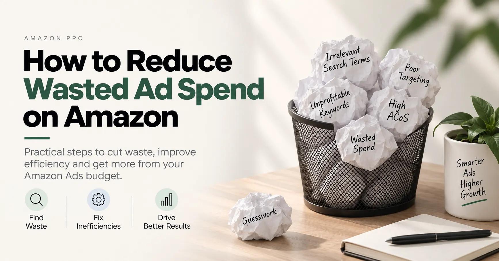 Amazon PPC strategy for identifying and reducing wasted ad spend