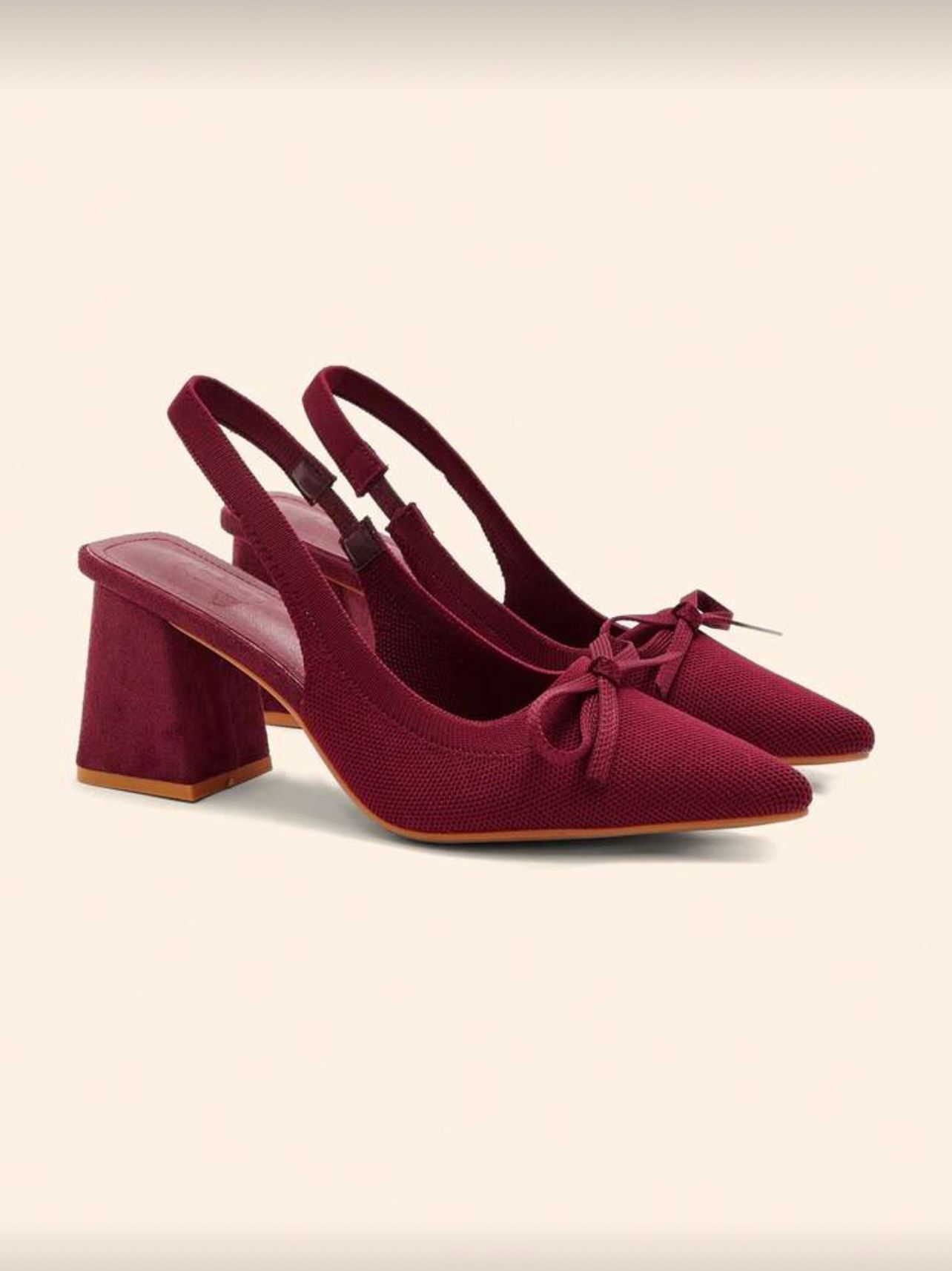 Pencil-Shoe Block Heel