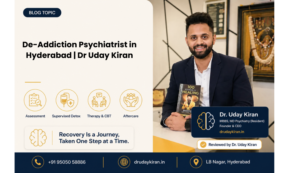 De-Addiction Psychiatrist in Hyderabad